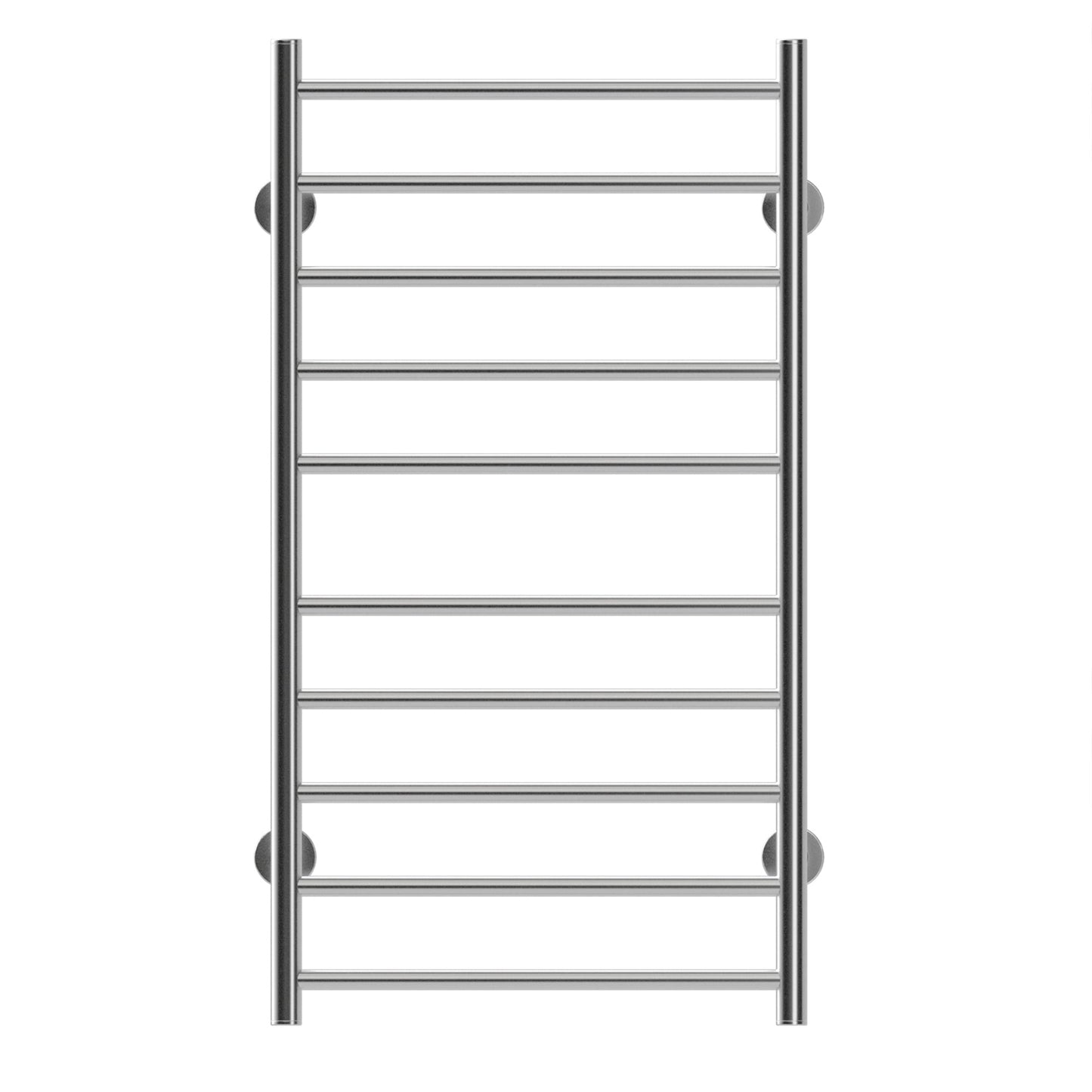 Electric Heated Towel Rack for Bathroom Wall Mounted Towel Warmer 10 Stainless Steel Bars Drying Rack - Korvel