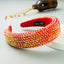 Premium Wide Brimmed Headdress with Rhinestones