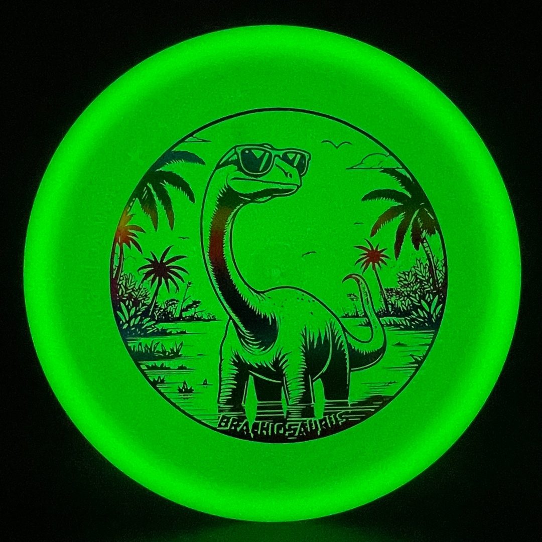 Glow Egg Shell Brachiosaurus - Édition Spéciale Disque de Disc Golf