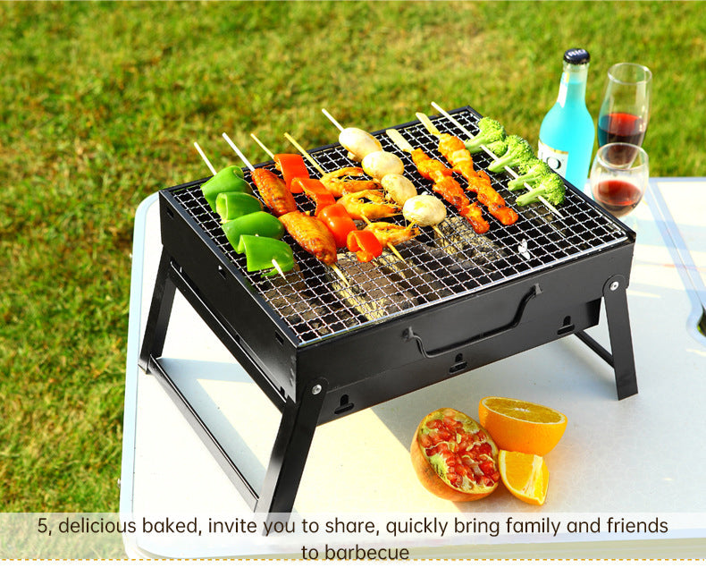 Portable Charcoal Grill - Large Outdoor Barbecue