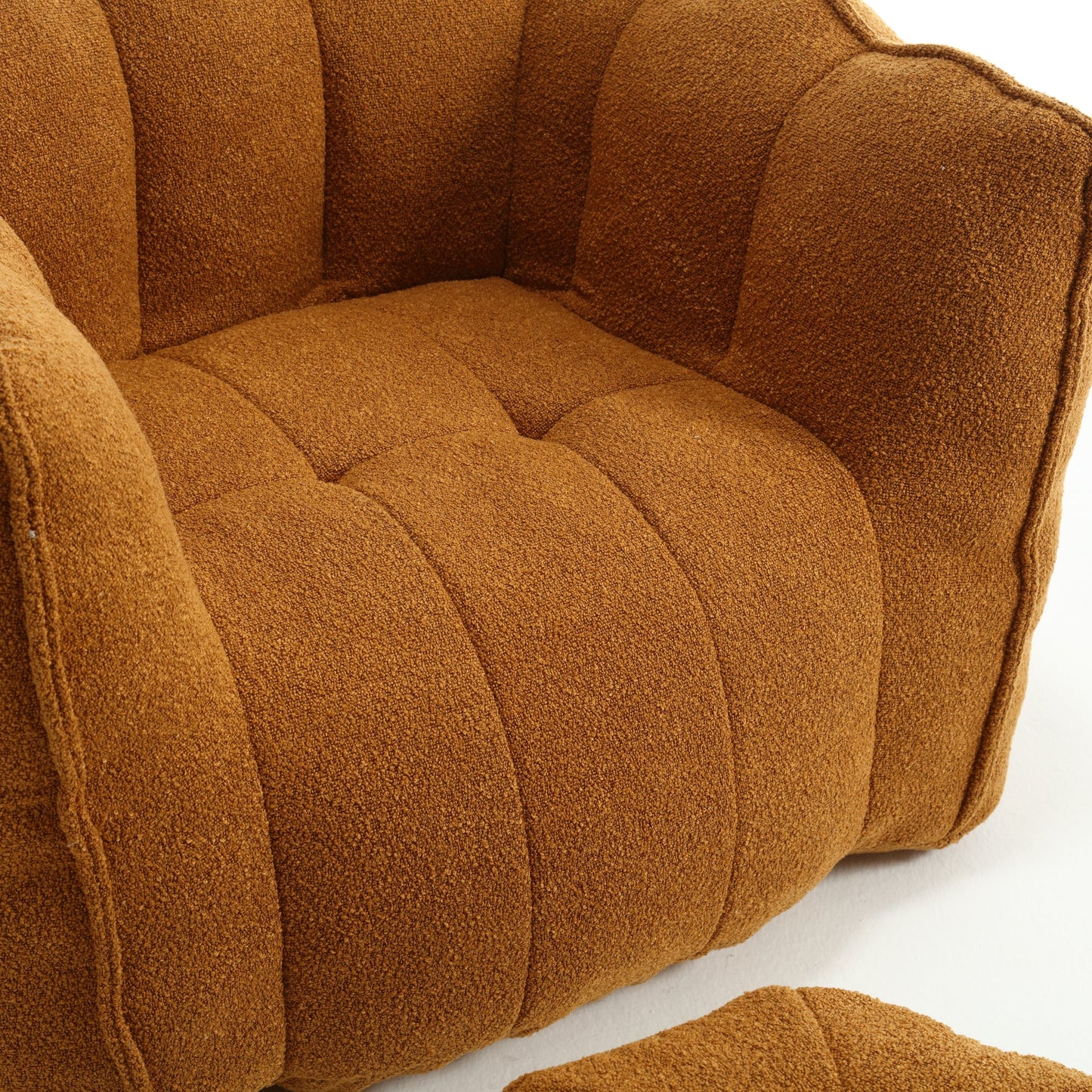 Fauteuil en Bean Bag Doux Premium avec Mousse Haute Résilience pour le Confort