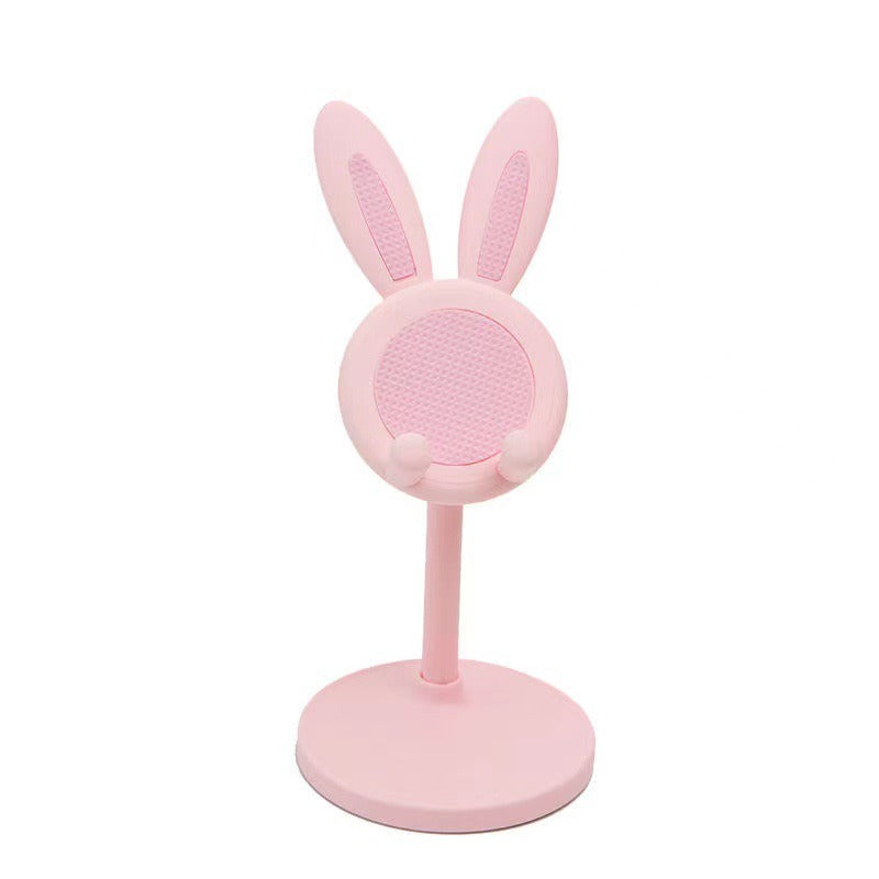 Cartoon Little Rabbit Desktop Mobile Phone Holder Live Drama Chasing Tablet Holder Livable Student Lazy Person Holder Gift - Korvel