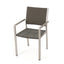 Cape Coral Outdoor Wicker Dining Chairs - 2-Pcs Set, Grey