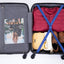 3 Piece Luggage Sets PC Lightweight & Durable Expandable Suitcase with Two Hooks, Spinner Wheels, TSA Lock, (21/25/29) Dark Blue - Korvel