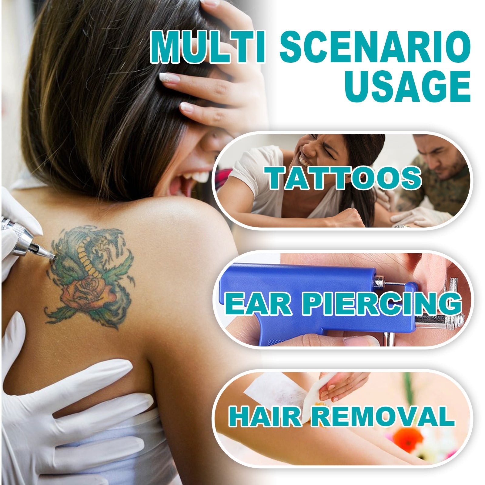 Tattoo Care Cream, Gently Cleanses And Moisturizes Tattooed Skin And Lightens Tattoo Marks - Korvel
