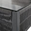 Outdoor Furniture with Tempered Glass Table Deep Seating with Thick Cushion for Backyard Porch Balcony (Grey) - Korvel