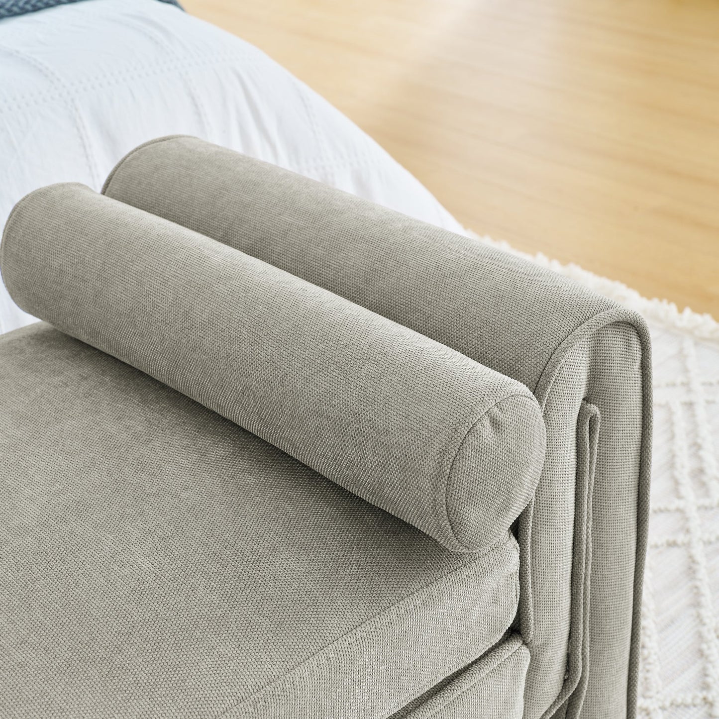 Premium Upholstered Storage Bench - 50.39 Inches