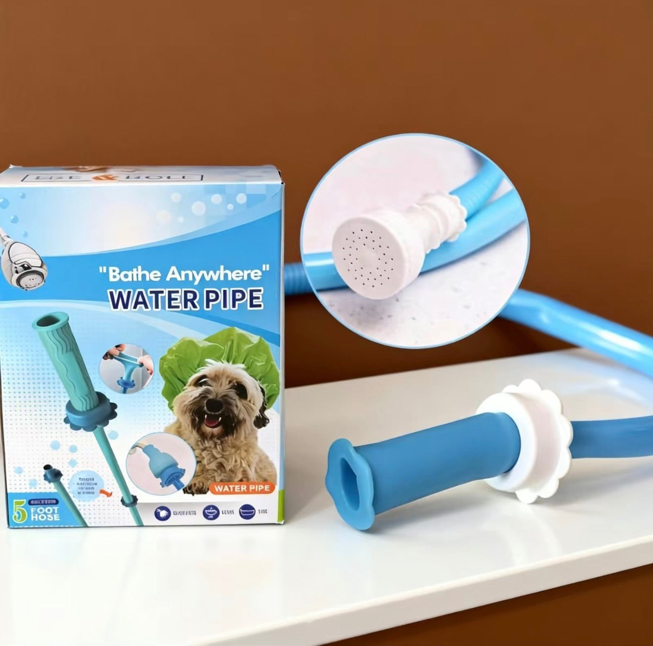 AquaPet Tub Sprayer for Effortless Bathing
