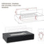Desktop alcohol fireplace indoor metal fireplace rectangular portable real fire fireplace outdoor fireplace - Korvel