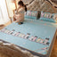 Summer Bed Sheet Ice Silk Mat Soft and Comfortable Latex Mattress Bedding Three-piece Breathable Mat for Comfortable Sleep - Korvel