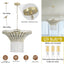 (Same as W1340120181/L5021) 8-Light 23.6" Wide Crystal Waterfall Chandelier (Bulb Not Included) - Korvel