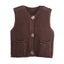 Versatile Crochet Hollow Vest in Solid Colors