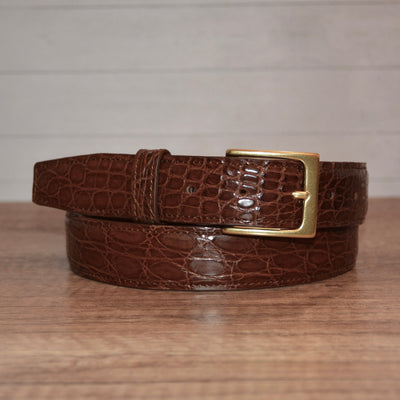 Cognac Matte Full Skin Belt