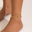Beach Anklet Star Butterfly Chain Imitation Pearl Foot Chain Ocean Wind Shell Dolphin Foot Jewelry - Korvel
