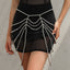 Cadena Corset Mariposa Minimalista con Perlas Imitación