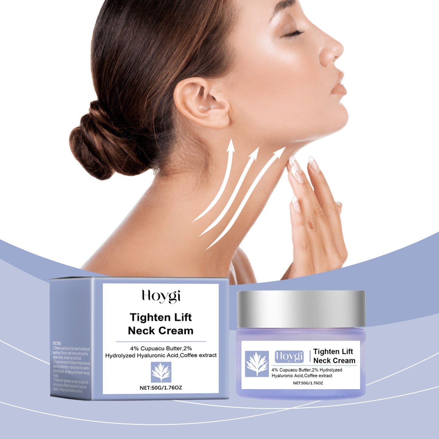 Neck Care Cream Moisturizes And Hydrates Neck Body Skin With Refreshing Skin Care And Beauty Neck Cream - Korvel