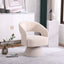 Fauteuil pivotant beige pour salon et chambre