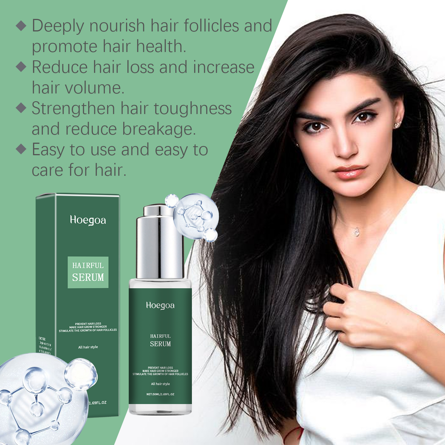 Hair Care Essence Soft, Fragrant And Nourishing Hair, Soft, Bright And Moisturizing Hair Care Essence - Korvel