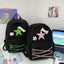 Japanese cute girl bag Niche self made fiv pointed star backpack ins college student schoolbag female high school backpack - Korvel