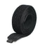 Tactical Inner Belt, Duty Nylon Hook - Loop Adjustable Black Waist Belt - Korvel