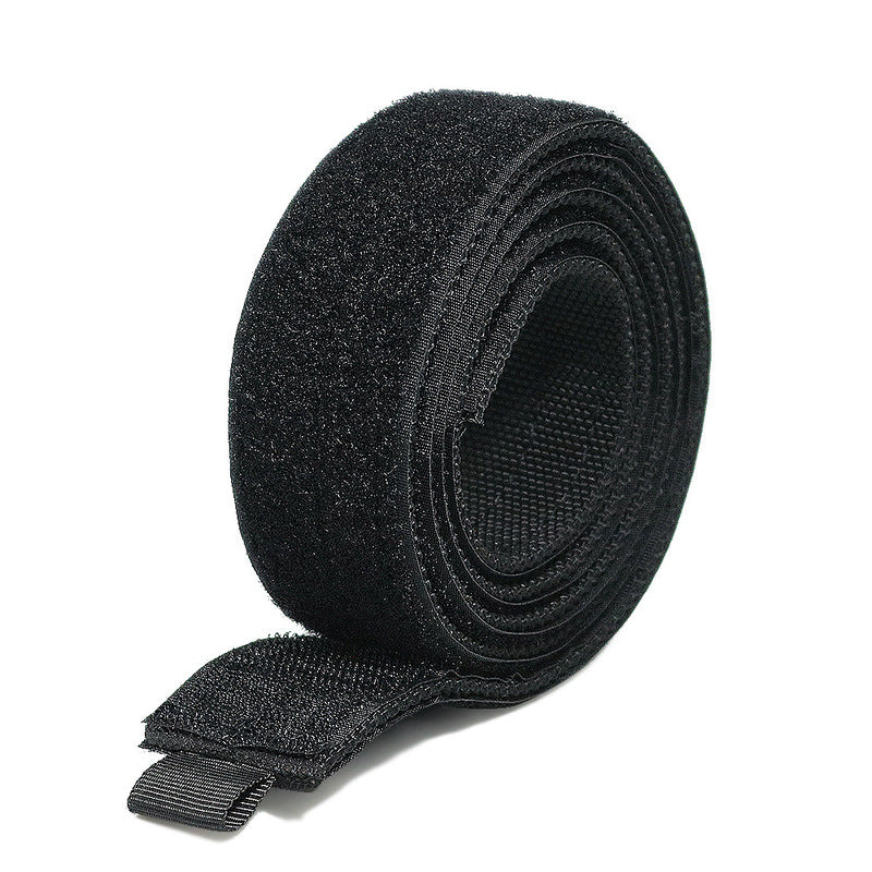 Tactical Inner Belt, Duty Nylon Hook - Loop Adjustable Black Waist Belt - Korvel