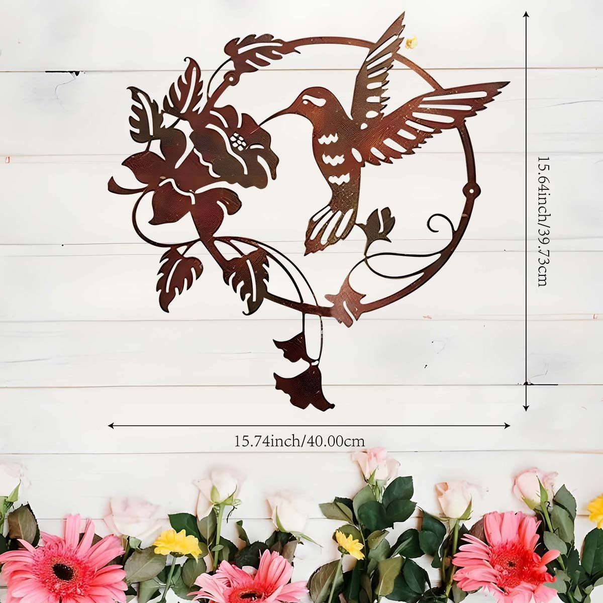Iron animals elephants lions hummingbirds home wall hanging hardware crafts pendants metal decorations - Korvel