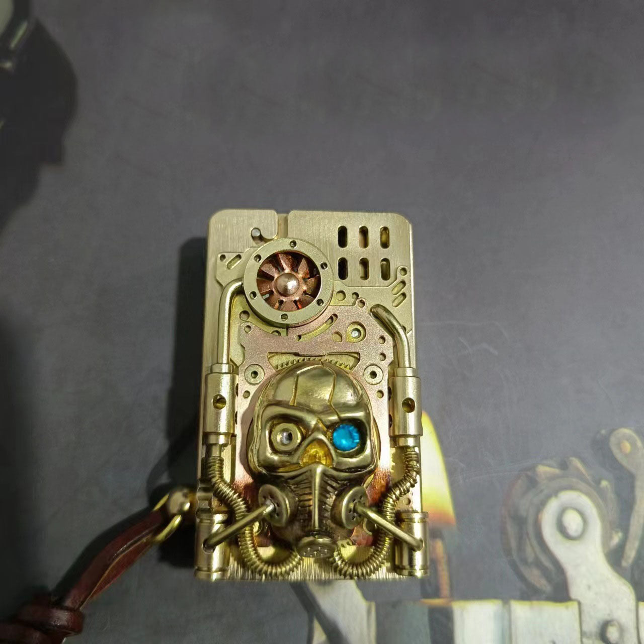 Mechanical armor catapult ignition kerosene lighter Dragon Tongue Aspley Doomsday Hunter punk lighter - Korvel