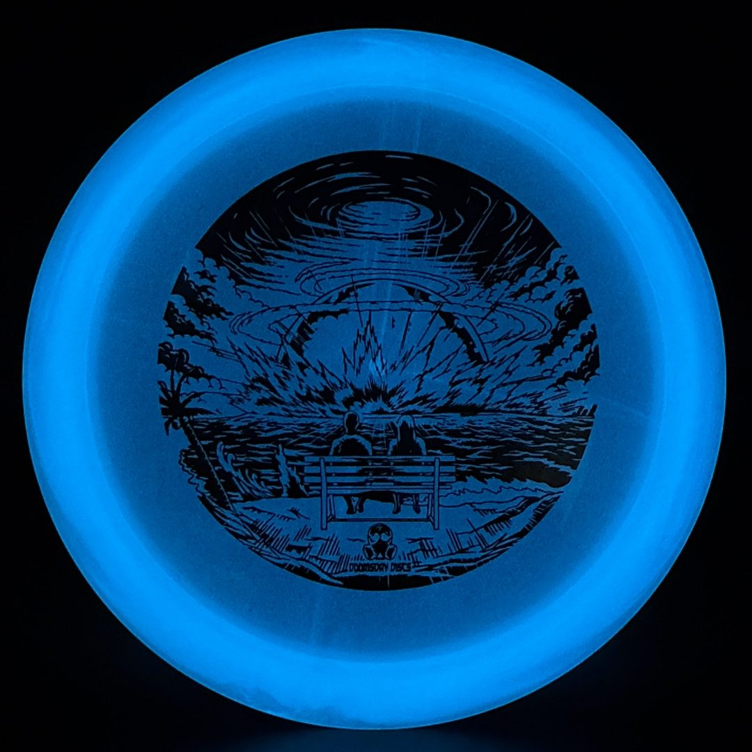 Glow Isolation Cataclysm - Blue Glow Disc Golf Driver