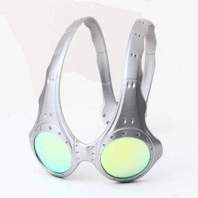 Unisex Over - The - Top Sunglasses. Ideal for outdoor cycling and sports. Fashionable retro - style metal - framed glasses. - Korvel