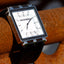 CF Leather Watch - White/Black Edition