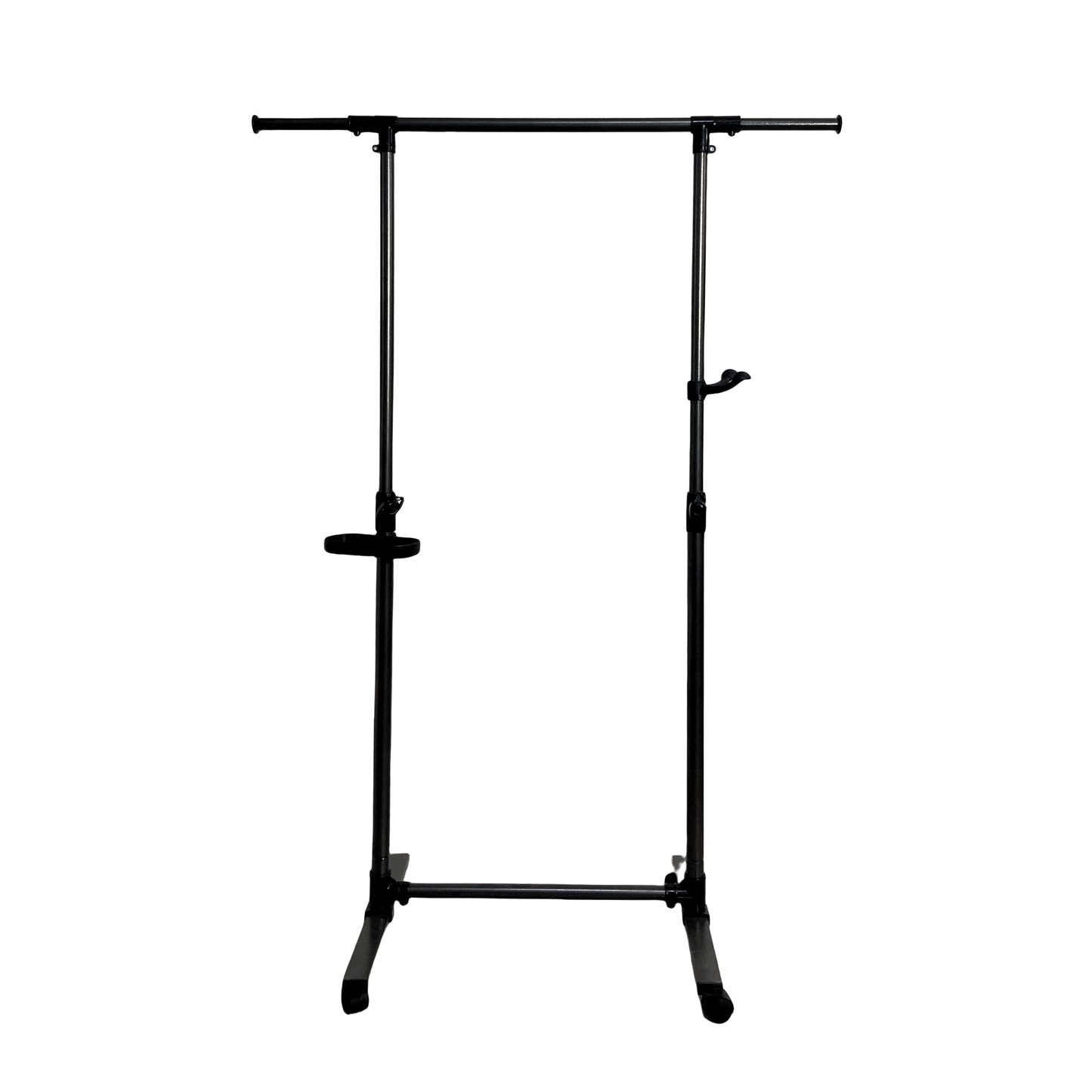 Heavy-Duty Rolling Clothes Hanger with Wheels - Black