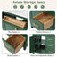 30-Inch Green Bathroom Vanity with Ceramic Sink