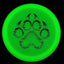 Nocturnal Alpha - Disco de Golf con Huella de Paw Print