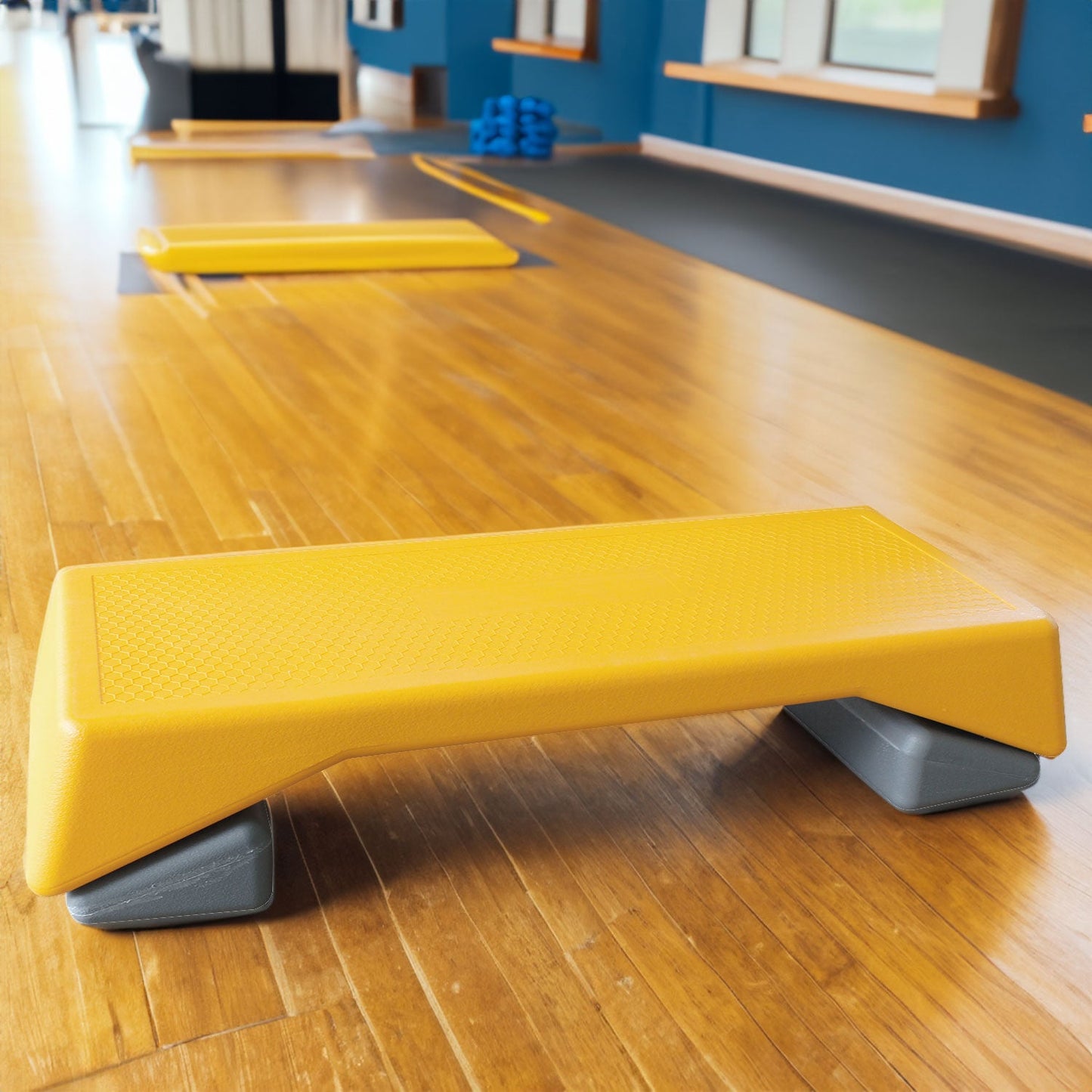 Height-Adjustable Aerobics Step Platform - Premium Fitness Equipment