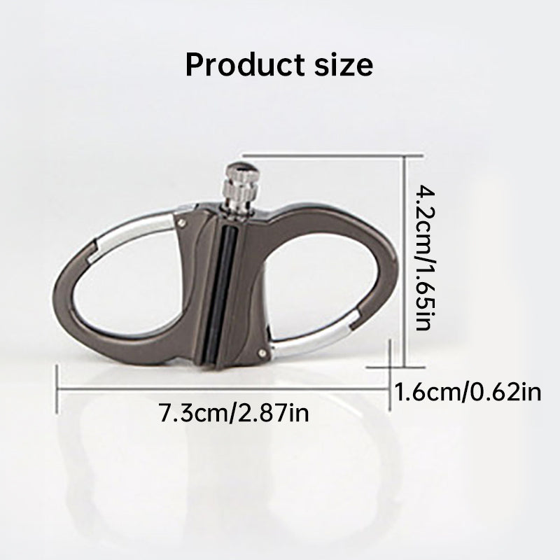 Briquet porte-clés en métal premium 2025 - Noir étanche