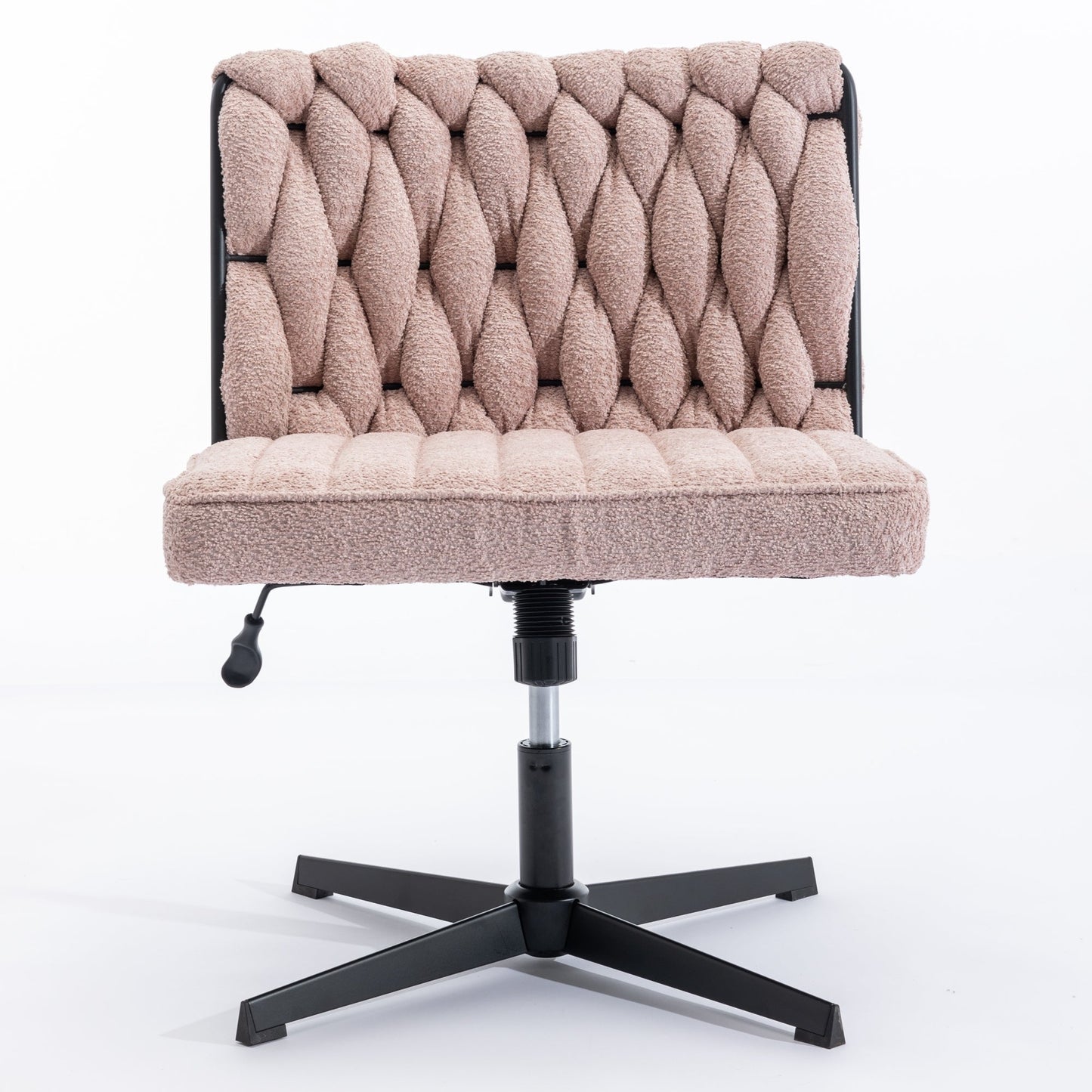 Premium Armless Pink Office Desk Chair