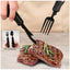 Multifunctional camping tableware stainless steel knife fork spoon, outdoor portable survival eating tools - Korvel