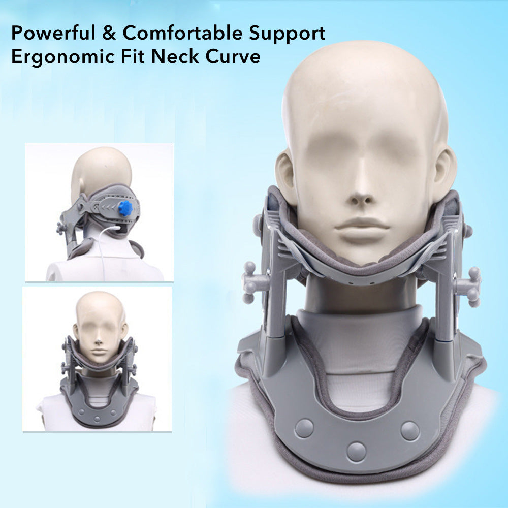 Cervical support cervical spine traction device hot compress physiotherapy cervical spine adjustable support correction cervical spine fixator - Korvel