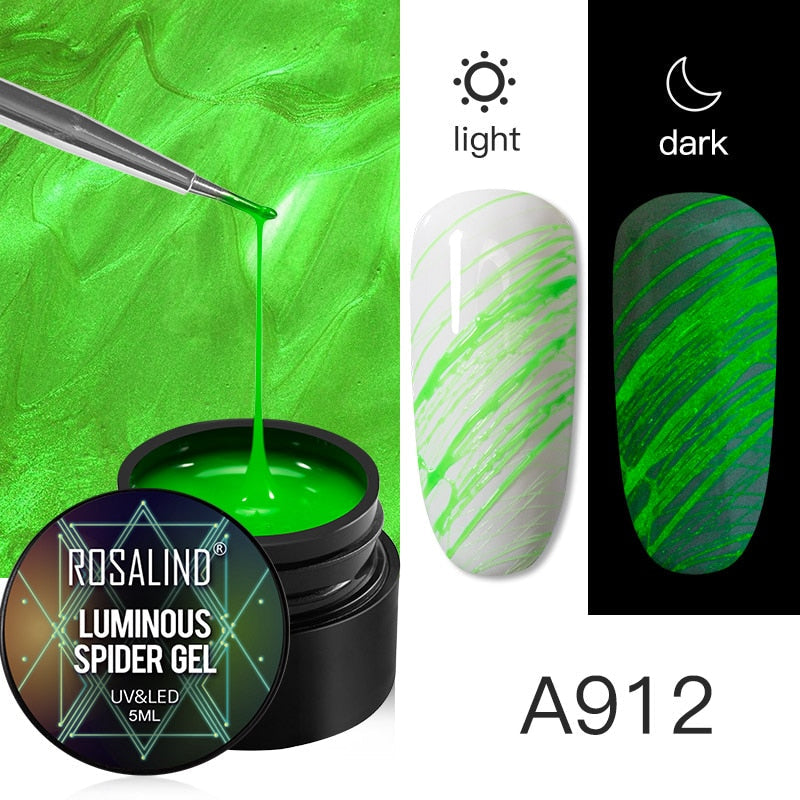 ROSALIND Gel Spider Line Nail Art Polish - 5ml
