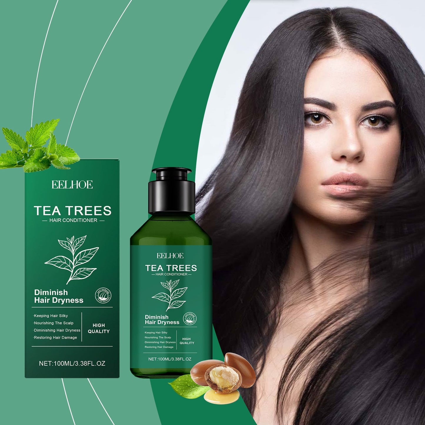 Après-shampooing à l'arbre à thé pour des cheveux doux et hydratés