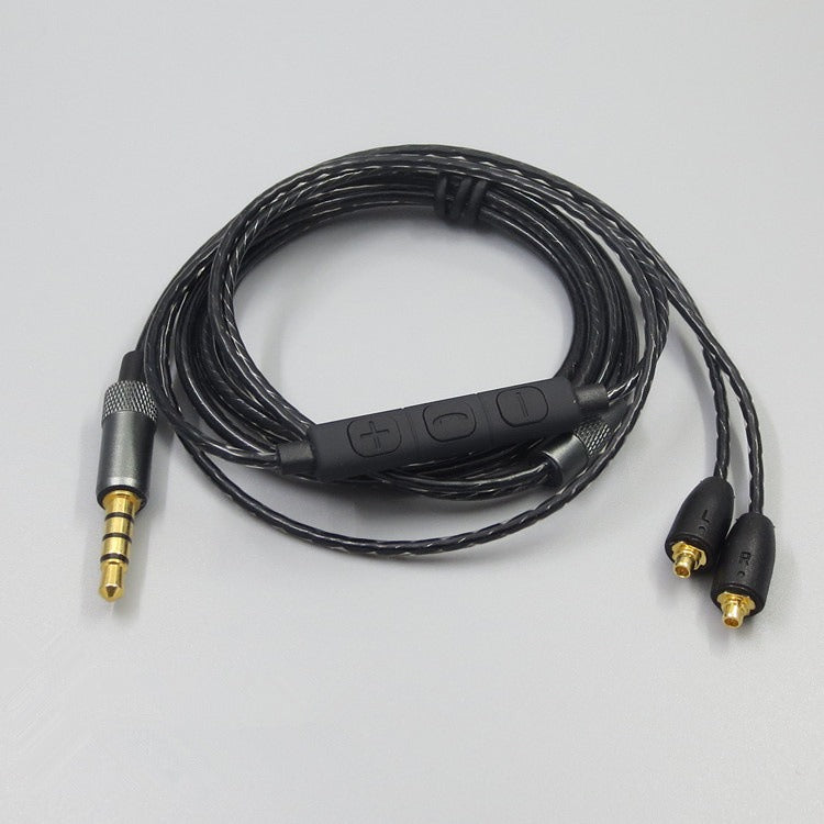 Suitable for Shure MMCX SE215 SE535 SE846 UE900 volume adjustable headphone cable - Korvel