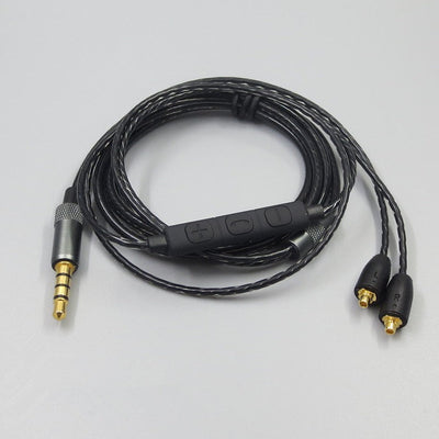 Suitable for Shure MMCX SE215 SE535 SE846 UE900 volume adjustable headphone cable - Korvel