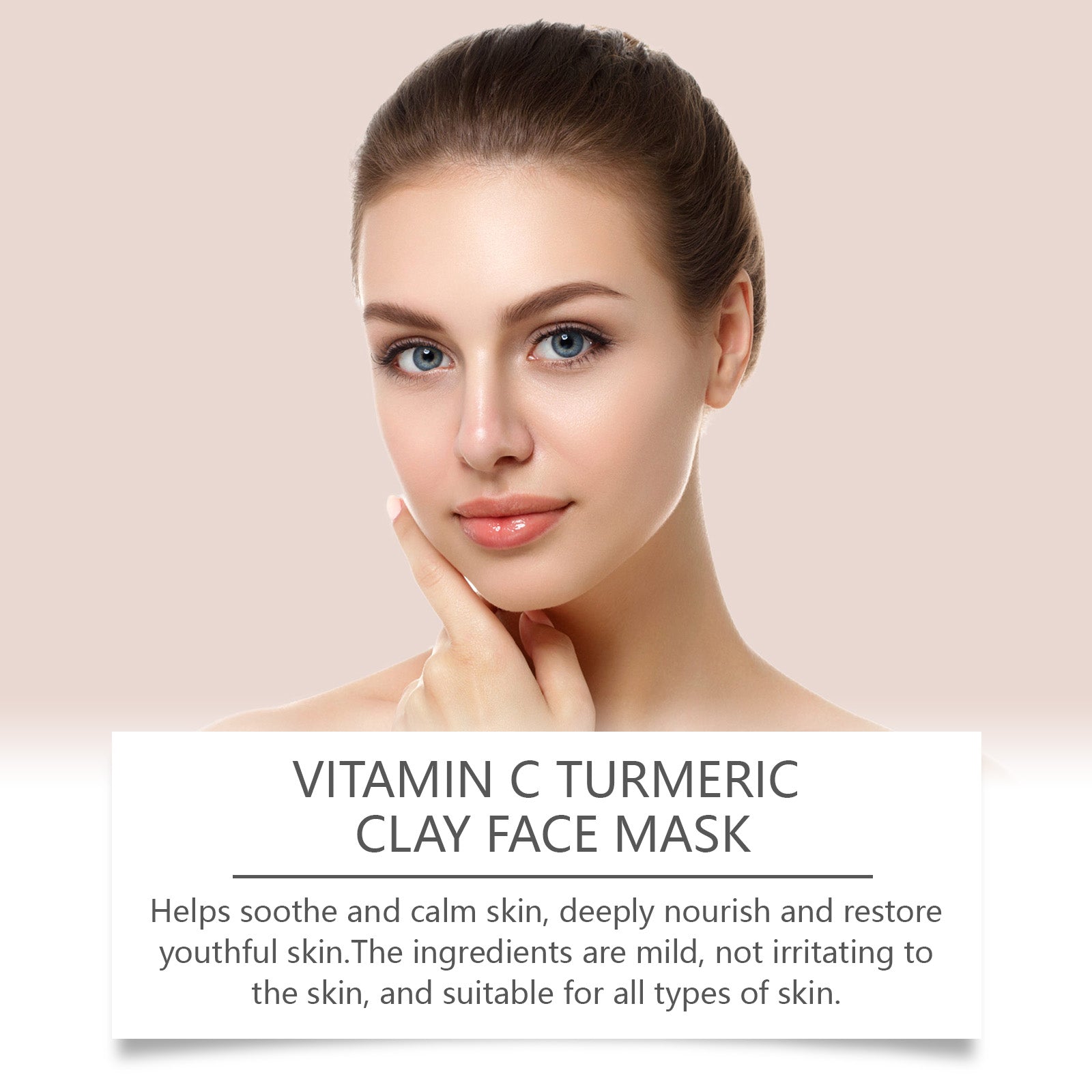 Vitamin C Turmeric Mud Film, Soft And Bright, Nourishing Facial Skin Moisturizing And Hydrating Turmeric Mud Film - Korvel