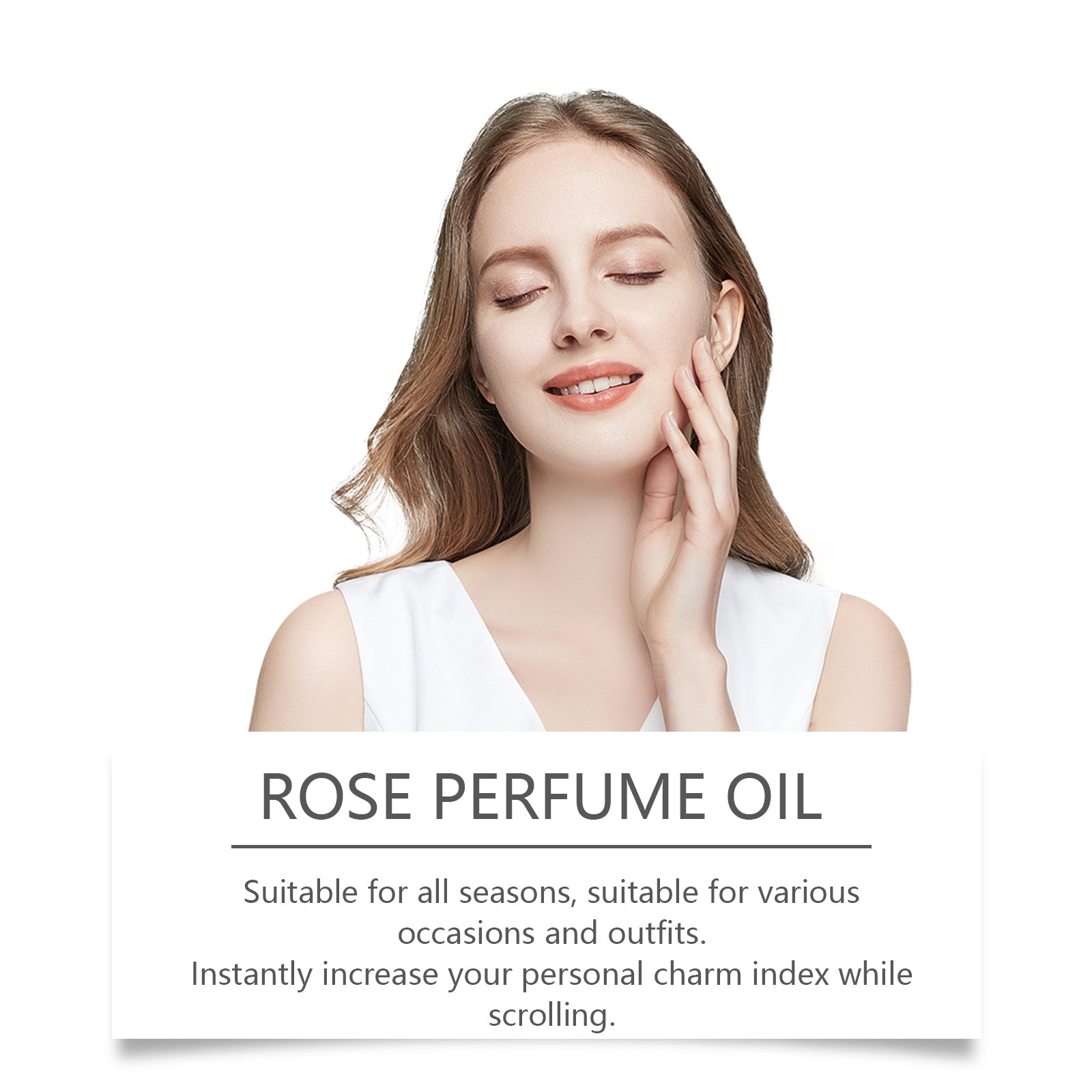 Women's Pheromone Ball Rose Perfume Natural Fresh Light Lasting Fragrance Portable Dating Atmosphere Perfume - Korvel