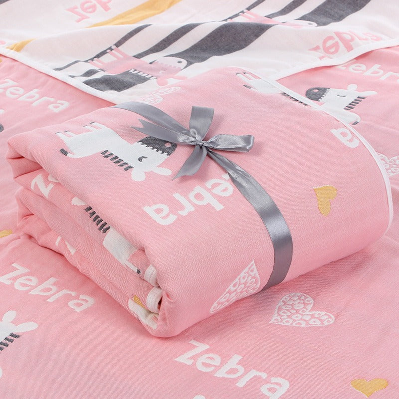 Manta de Recepción de Gasa de Seis Capas Premium para Bebés