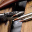 Premium Handcrafted Skinning Knife | 7.2" 1095 Steel Blade & Micarta Grip | Leather Sheath Included - Korvel