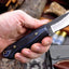 Handcrafted VG10 Stainless Steel Mini Hunter Knife for Camping - Korvel