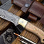 Premium Damascus Steel Hunting and Skinning Knife - Korvel
