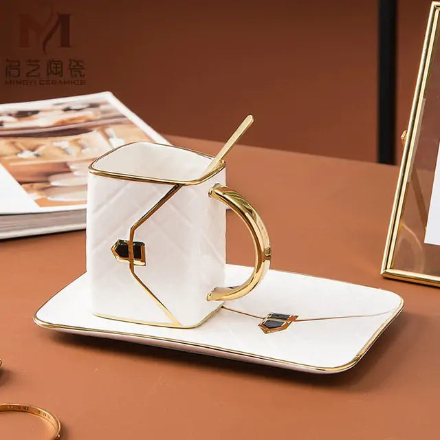 Ensemble de cuillère en céramique pour tasse à café
