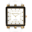 CF Leather Watch in Rose Gold and White